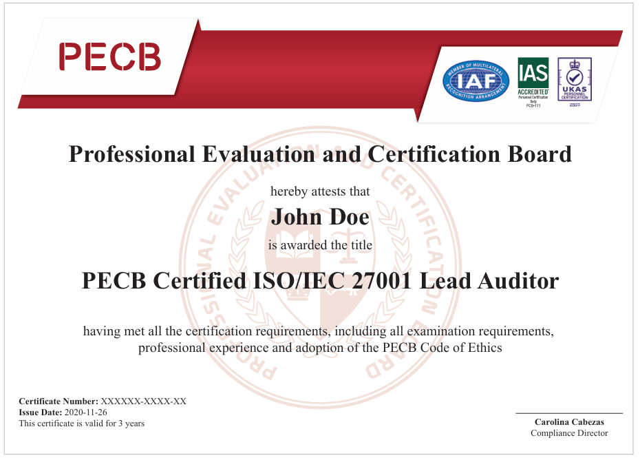 PECB Professional Certificate